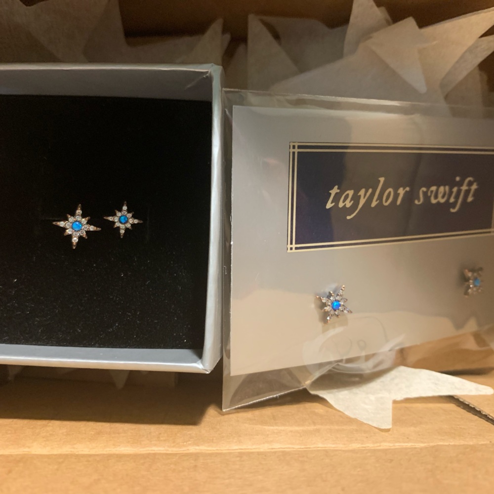 Brand New Taylor Swift merch evermore ring and earrings set
